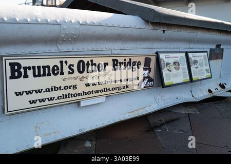 Pont tournant pivotant Brunel, Bristol UK Banque D'Images