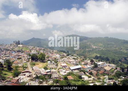 Kodaikanal populairement connu sous le nom Kodai est situé dans les collines Palani à 2133 mètres au-dessus du niveau de la mer, Tamil Nadu, Inde, Asie Banque D'Images