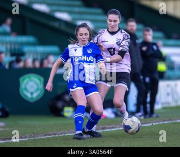 Bridgwater United Women v Bristol Rovers Women au stade Huish Park, Yeovil photo de Martin Edwards/Alamy Live News 07880 707878 Banque D'Images