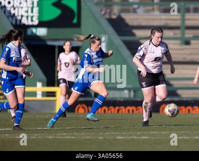 Bridgwater United Women v Bristol Rovers Women au stade Huish Park, Yeovil photo de Martin Edwards/Alamy Live News 07880 707878 Banque D'Images
