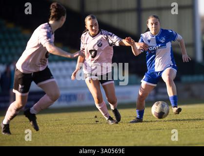 Bridgwater United Women v Bristol Rovers Women au stade Huish Park, Yeovil photo de Martin Edwards/Alamy Live News 07880 707878 Banque D'Images