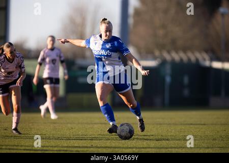 Bridgwater United Women v Bristol Rovers Women au stade Huish Park, Yeovil photo de Martin Edwards/Alamy Live News 07880 707878 Banque D'Images