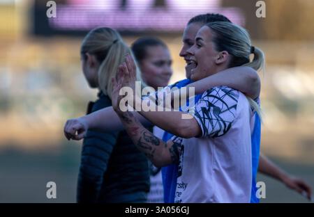 Bridgwater United Women v Bristol Rovers Women au stade Huish Park, Yeovil photo de Martin Edwards/Alamy Live News 07880 707878 Banque D'Images
