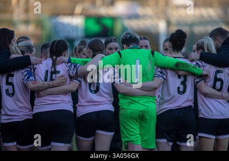 Bridgwater United Women v Bristol Rovers Women au stade Huish Park, Yeovil photo de Martin Edwards/Alamy Live News 07880 707878 Banque D'Images