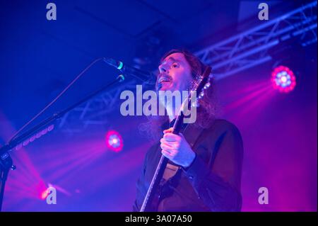 Glasgow, Écosse, Royaume-Uni. 02 mars 2025. Mikael Åkerfeldt de Opted se produisant à Barrowland, Glasgow, le 2 mars 2025 crédit : James Edmond / Alamy Stock photo / Alamy Live News Banque D'Images