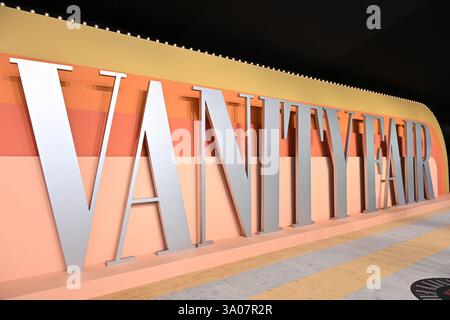 Beverly Hills, États-Unis. 02 mars 2025. Ambiance arrivée à la Vanity Fair Oscar Party tenue au Wallis Annenberg Center for the Performing Arts le 2 mars 2025 à Beverly Hills, CA. © OConnor-Arroyo/AFF-USA.com crédit : AFF/Alamy Live News Banque D'Images