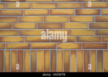 Mur avec clinker, photo de fond Banque D'Images