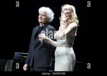 Ute Lemper : rendez-vous avec Marlene, spectacle au Deutsches Theater, Berlin, 28.02.2025 Banque D'Images