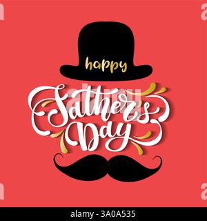 Fond de journée des pères heureux, illustration vectorielle EPS 10. Illustration de Vecteur