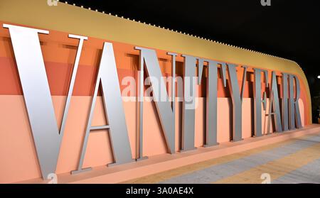 Beverly Hills, États-Unis. 02 mars 2025. Ambiance arrivée à la Vanity Fair Oscar Party tenue au Wallis Annenberg Center for the Performing Arts le 2 mars 2025 à Beverly Hills, CA. © OConnor-Arroyo/AFF-USA.com crédit : AFF/Alamy Live News Banque D'Images