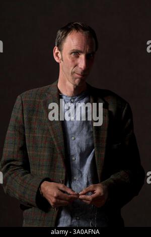 Le célèbre écrivain britannique Will Self, photographié au Festival international du livre d'Édimbourg où il a parlé de son dernier travail. L'événement de trois semaines est le plus grand festival littéraire du monde et se tient pendant le Festival annuel d'Édimbourg. L'événement de 2012 a comporté des exposés et des présentations de plus de 500 auteurs du monde entier. Banque D'Images