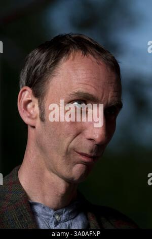 Le célèbre écrivain britannique Will Self, photographié au Festival international du livre d'Édimbourg où il a parlé de son dernier travail. L'événement de trois semaines est le plus grand festival littéraire du monde et se tient pendant le Festival annuel d'Édimbourg. L'événement de 2012 a comporté des exposés et des présentations de plus de 500 auteurs du monde entier. Banque D'Images