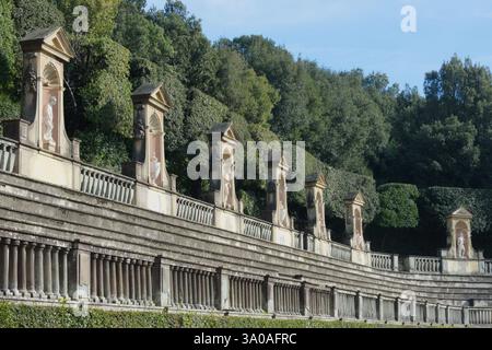 Les jardins de Boboli ( italien : Giardino di Boboli ), Florence, Italie Banque D'Images