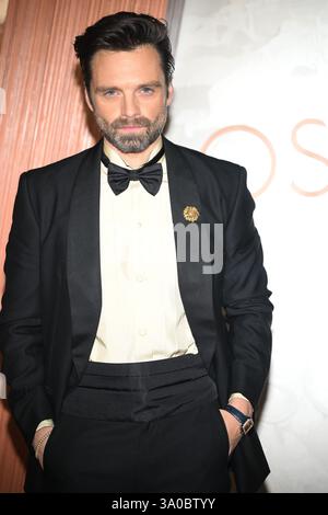 Hollywood, CA. 2 mars 2025. Sebastian Stan à la 97e cérémonie des Oscars le 2 mars 2025 au Dolby Theatre à Hollywood, Californie. Crédit : Valerie Goodloe/Media Punch/Alamy Live News Banque D'Images
