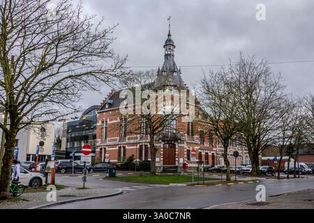 Grimbergen, Belgique, 27 février 2025. La commune de Grimbergen est située dans la région des Flandres. Banque D'Images