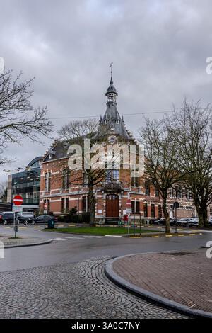 Grimbergen, Belgique, 27 février 2025. La commune de Grimbergen est située dans la région des Flandres. Banque D'Images
