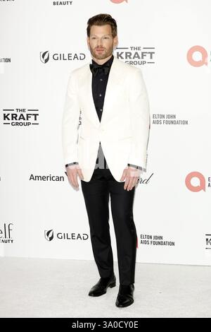 CA. 02 mars 2025. LOS ANGELES - Mar 2 : Jared Lehr à la soirée de visionnement des Elton John Academy Awards au West Hollywood Park le 2 mars 2025 à W Hollywood, CA à l'after-party de la 33e soirée de visionnement des Elton John AIDS Foundation Academy Awards - partie 2, West Hollywood Park, Los Angeles, CA, le 2 mars 2025. crédit : Priscilla Grant/Everett Collection/Alamy Live News Banque D'Images
