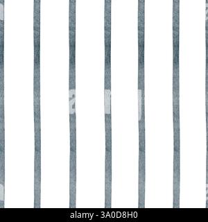 Papier peint à rayures classique avec des lignes bleues Banque D'Images