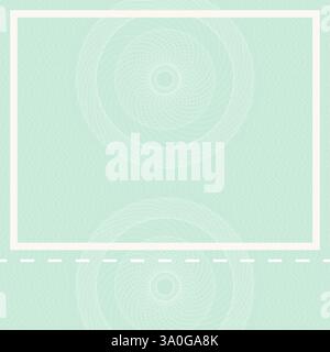Vierge avec motif de filigrane pour factures diplôme et document protégé, modèle factures et diplôme, certification garantie autorisation protégée, doc Illustration de Vecteur