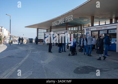 Boscombe Pier,, Bournemouth Royaume-Uni Banque D'Images