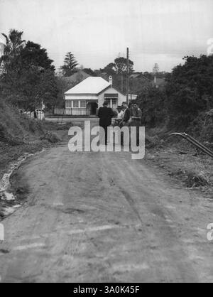 MRS Barrows - assassiné à Wollongong - crime australien. 01 juillet 1951. Banque D'Images