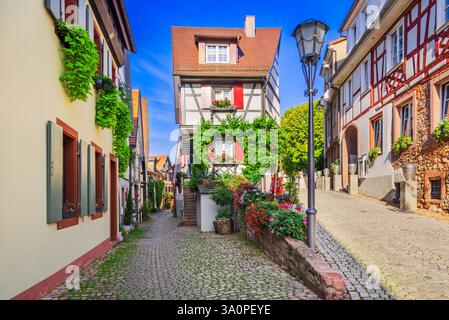 Gengenbach, Allemagne. Belle petite ville à Schwarzwald (Forêt Noire), Baden Wurttemberg Land. Banque D'Images