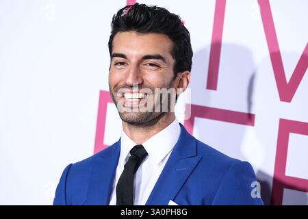 (DOSSIER) le juge signale qu'il peut rejeter le NY Times de 400 millions de dollars Baldoni-vives affaire de diffamation. WESTWOOD, LOS ANGELES, CALIFORNIE, États-Unis - MARS 07 : L'acteur et réalisateur américain Justin Baldoni arrive à la première à Los Angeles de 'Five Feet Apart' de Lionsgate qui s'est tenue au Fox Bruin Theatre le 7 mars 2019 à Westwood, Los Angeles, Californie, États-Unis. (Photo de Xavier Collin/image Press Agency) Banque D'Images