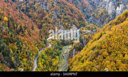 Pass plénier, Transfagarasan Road, Roumanie Banque D'Images