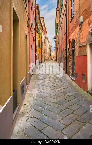 Impression de Borgomaro, une commune de la province d'Imperia dans la région italienne Ligurie Banque D'Images