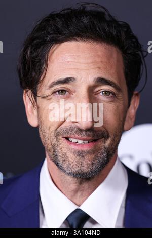 (FILE) Adrien Brody remporte l'Oscar du meilleur acteur dans un rôle principal pour 'The Brutalist' lors de la 97e cérémonie annuelle des Oscars le dimanche 2 mars 2025. LOS ANGELES, CALIFORNIE, États-Unis - 05 FÉVRIER : L'acteur américain Adrien Brody arrive aux 2023 65e GRAMMY Awards d'Universal Music Group après la soirée qui s'est tenue au Milk Studios Los Angeles le 5 février 2023 à Los Angeles, Californie, États-Unis. (Photo de Xavier Collin/image Press Agency) Banque D'Images