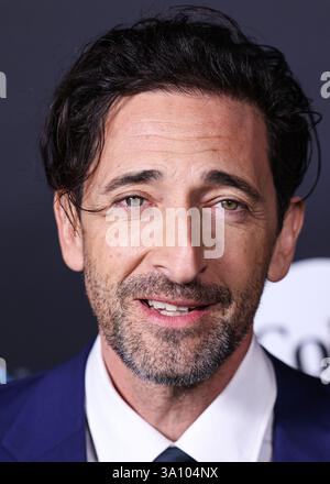(FILE) Adrien Brody remporte l'Oscar du meilleur acteur dans un rôle principal pour 'The Brutalist' lors de la 97e cérémonie annuelle des Oscars le dimanche 2 mars 2025. LOS ANGELES, CALIFORNIE, États-Unis - 05 FÉVRIER : L'acteur américain Adrien Brody arrive aux 2023 65e GRAMMY Awards d'Universal Music Group après la soirée qui s'est tenue au Milk Studios Los Angeles le 5 février 2023 à Los Angeles, Californie, États-Unis. (Photo de Xavier Collin/image Press Agency) Banque D'Images