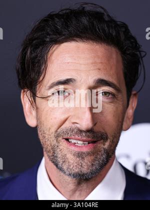 (FILE) Adrien Brody remporte l'Oscar du meilleur acteur dans un rôle principal pour 'The Brutalist' lors de la 97e cérémonie annuelle des Oscars le dimanche 2 mars 2025. LOS ANGELES, CALIFORNIE, États-Unis - 05 FÉVRIER : L'acteur américain Adrien Brody arrive aux 2023 65e GRAMMY Awards d'Universal Music Group après la soirée qui s'est tenue au Milk Studios Los Angeles le 5 février 2023 à Los Angeles, Californie, États-Unis. (Photo de Xavier Collin/image Press Agency) Banque D'Images