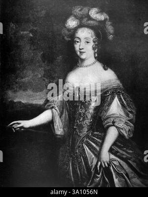 Aristocrate française Marie de Rabutin-Chantal, marquise de Sévigné, peinture des années 1600 Banque D'Images