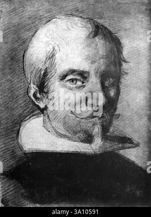 Peintre espagnol Francisco de Zurbaran, illustration des années 1600 Banque D'Images