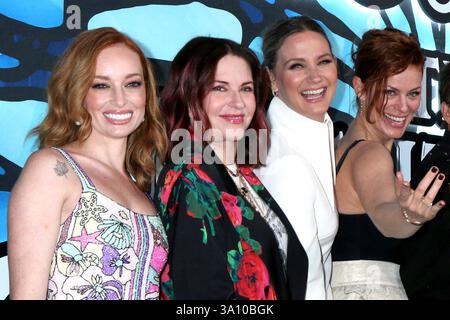 6 mars 2025, Los Angeles, CA, États-Unis : LOS ANGELES - 5 février : Valyn Hall, Megan Mullally, Jennifer Nettles, Cassidy Freeman à The Righteous Gemstones - Season four Globeal Premiere Event aux Paramount Studios le 5 février 2025 à Los Angeles, CA (crédit image : © Kay Blake/ZUMA Press Wire) USAGE ÉDITORIAL SEULEMENT! Non destiné à UN USAGE commercial ! Banque D'Images