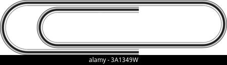Trombone métallique élégant reposant sur un fond neutre. Illustration vectorielle Illustration de Vecteur