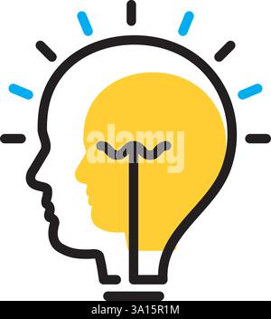 Icône pour idée, conclusion, entreprenant Illustration de Vecteur
