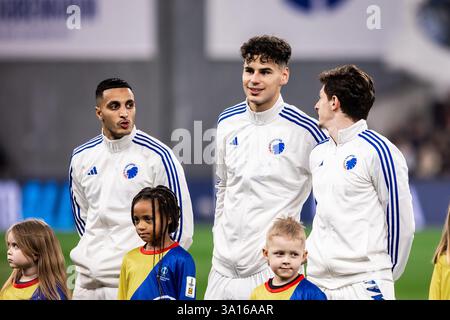 Copenhague, Danemark. 06 mars 2025. Amin Chiakha du FC Copenhague vu lors du match de l'UEFA Conference League entre le FC Copenhague et le Chelsea FC à Parken à Copenhague. Crédit : Gonzales photo/Alamy Live News Banque D'Images