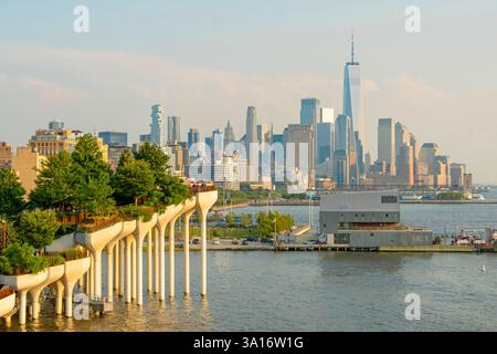 États-Unis, État de New York, New York City, Manhattan, Chelsea, Little Island Banque D'Images