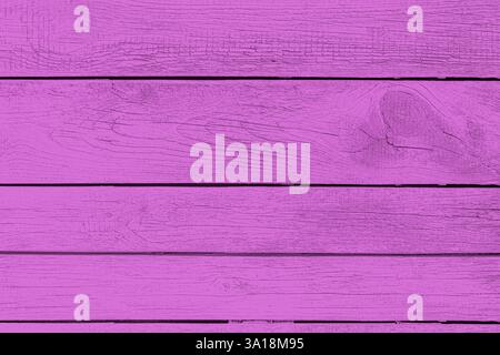 Texture de planches en bois rose violet comme fond, gros plan Banque D'Images