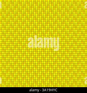 Motif abstrait avec pixels jaunes, oranges et bruns Banque D'Images
