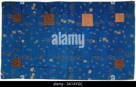 Robe de prêtre bouddhiste (Hira kesa), début du XIXe siècle. Banque D'Images