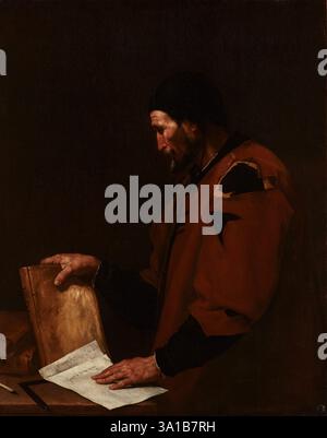 Un philosophe, probablement Euclide, 1637. Banque D'Images