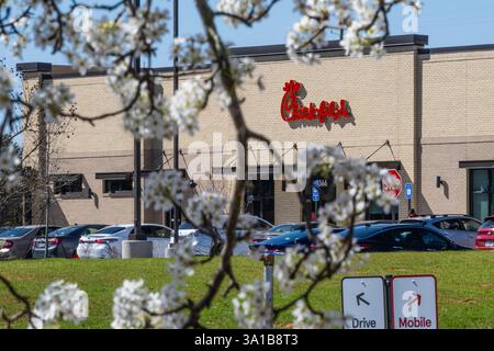 New Centerville Chick-fil-A à Snellville, Géorgie. (ÉTATS-UNIS) Banque D'Images