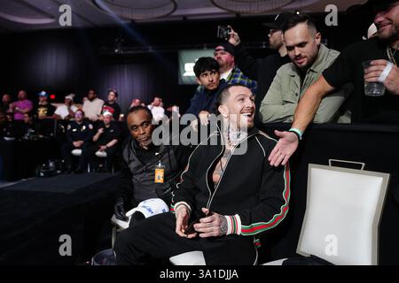 Las Vegas, Nevada, États-Unis. 07 mars 2025. LAS VEGAS, NV - 7 MARS 2025 : Austin Vanderford à Fontaine Bleu pour PowerSlap 12 le 7 mars 2025 à Las Vegas, NV, États-Unis. (Photo de Louis Grasse/PXimages) crédit : PX images/Alamy Live News Banque D'Images