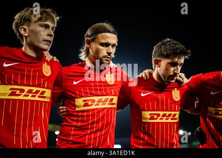 Farum, Danemark. 07 mars 2025. Peter Ankersen du FC Nordsjaelland vu lors du 3F Superliga match entre le FC Nordsjaelland et Vejle BK à droite de Dream Park à Farum. Crédit : Gonzales photo/Alamy Live News Banque D'Images