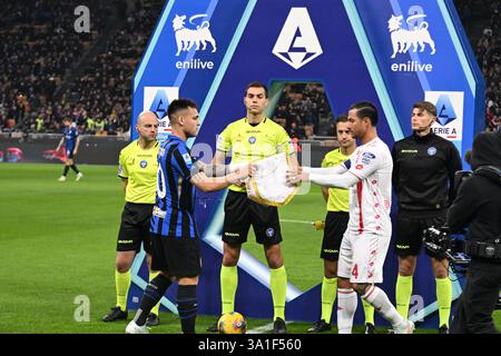 Milan, Italie. 08 mars 2025. Armando Izzo d'AC Monza lors du vingt-huitième match de Serie A entre l'Inter et Monza, au stade Giuseppe Meazza-San Siro de Milan, Italie - samedi 08 mars 2025. Sport - Soccer (photo AC Monza/LaPresse par Studio Buzzi) crédit : LaPresse/Alamy Live News Banque D'Images