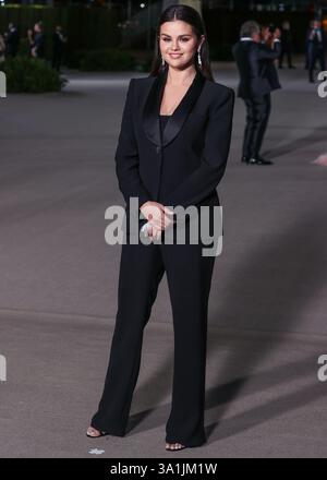 (FILE) la chanson 'Mi Camino' de Selena Gomez de 'Emilia Perez' n'a pas remporté l'Oscar de la meilleure chanson originale à la 97e cérémonie annuelle des Oscars le dimanche 2 mars 2025. LOS ANGELES, CALIFORNIE, États-Unis - 15 OCTOBRE : L'actrice, chanteuse, productrice et femme d'affaires américaine Selena Gomez portant des bijoux Giorgio Armani et Cartier arrive au 2e Gala annuel de l'Academy Museum of Motion Pictures présenté par Rolex qui se tient à l'Academy Museum of Motion Pictures le 15 octobre 2022 à Los Angeles, Californie, États-Unis. (Photo de Xavier Collin/image Press Agency) Banque D'Images