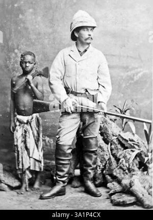 Sir Henry Morton Stanley (1841 – 1904) explorateur gallois-américain Henry Morton Stanley. Portrait de l'explorateur gallois-américain Sir Henry Morton Stanley. Banque D'Images