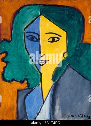 Portrait de Lydia Delectorskaya, 1947. Matisse, Henri (1869-1954) Trouvé dans la collection de l'Ermitage d'État, préparé Petersburg. Banque D'Images